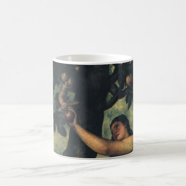 The Fall of Man; Adam and Eve by Titian Coffee Mug (Center)
