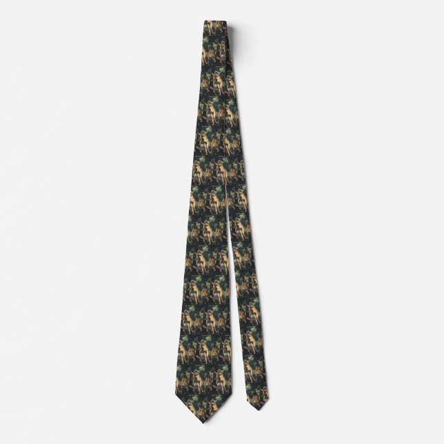 The Fall of Man; Adam and Eve by Titian Tie (Front)
