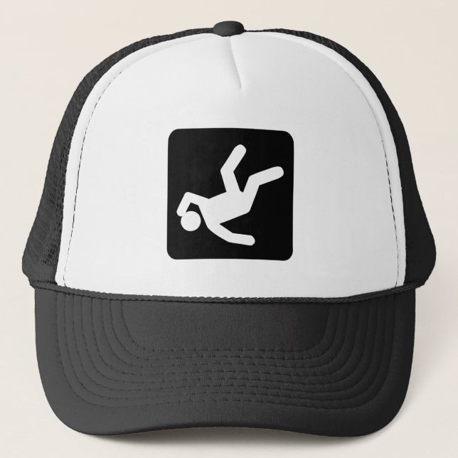 The Fall of Man - Black Trucker Hat (Front)