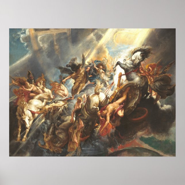 The Fall of Phaeton - Peter Paul Rubens Fine Art Poster (Front)
