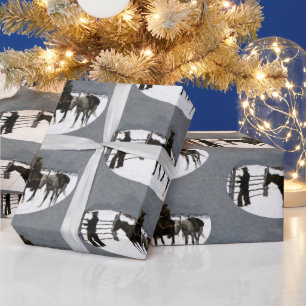 The Fall of the Cowboy 1895 Frederic  Remington  Wrapping Paper