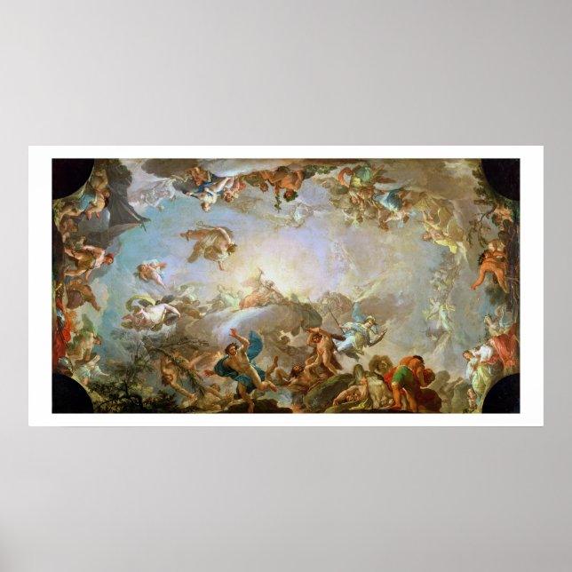 The Fall of the Giants besieging Olympus, 1764 (oi Poster (Front)
