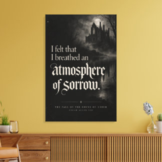 The Fall of the House of Usher Canvas Print
