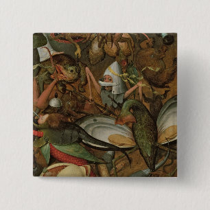The Fall of the Rebel Angels, 1562 15 Cm Square Badge