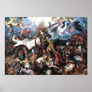 The Fall of the Rebel Angels by Pieter Bruegel Poster