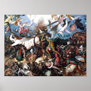 The Fall of the Rebel Angels by Pieter Bruegel Poster