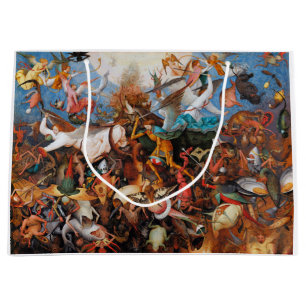 The Fall of the Rebel Angels, Pieter Bruegel Large Gift Bag