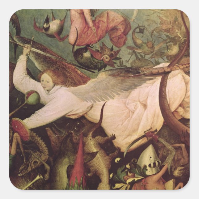 The Fall of the Rebel Angels Square Sticker (Front)