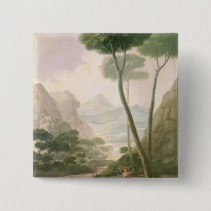 The Fall or The Accident, 1787 15 Cm Square Badge