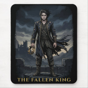 The Fallen King Gothic Dark Fantasy Design Mouse Mat