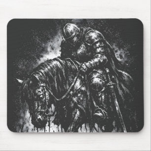 The Fallen Knight by BurnsInHell Mouse Mat