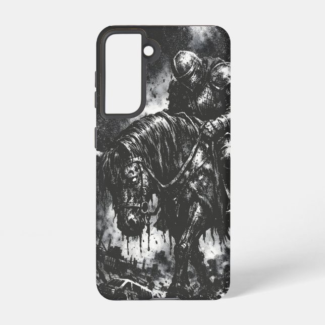 The Fallen Knight by BurnsInHell Samsung Galaxy S21 Case (Back)