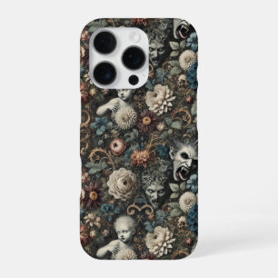 The Fallen Nursery – Gothic Floral Design iPhone 16 Pro Case
