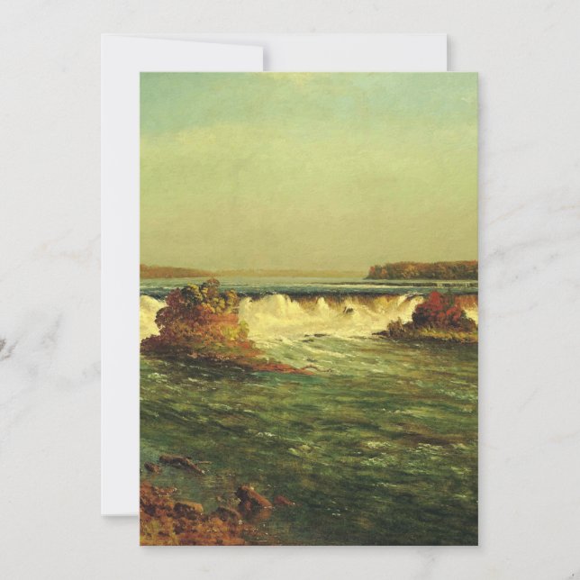 The Falls of Saint Anthony by Albert Bierstadt Invitation (Front)
