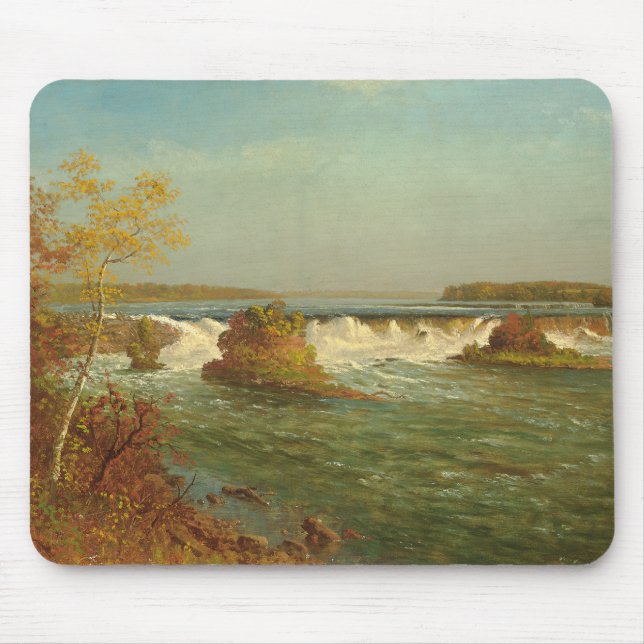 The Falls of Saint Anthony, c.1887 (oil on canvas) Mouse Mat (Front)