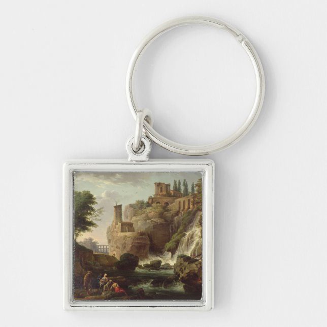 The Falls of Tivoli Key Ring (Front)