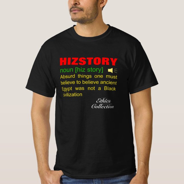 The falsification of African history T-Shirt (Front)
