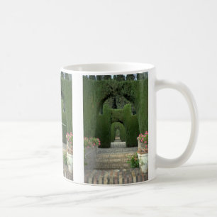 The famed gardens of the Alhambra, Granada, Spain Coffee Mug