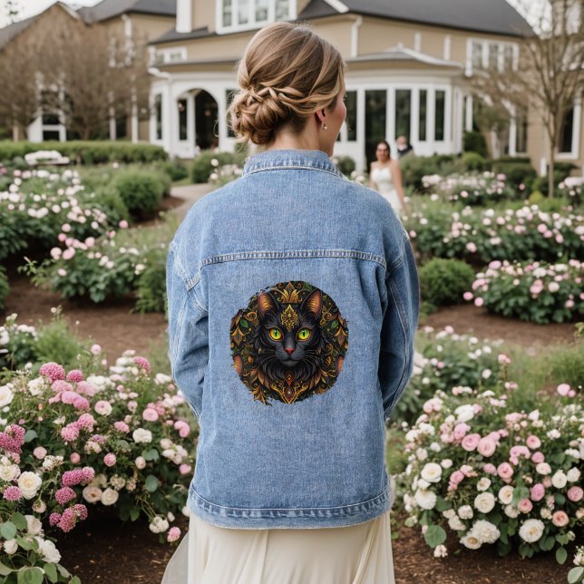 The Familiars Throne Denim Jacket (Wedding Back)