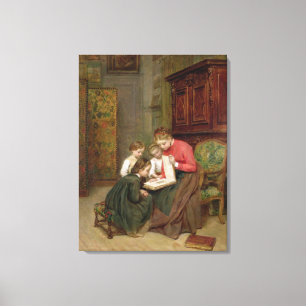 The Family Album, 1869 (oil on canvas) Canvas Print