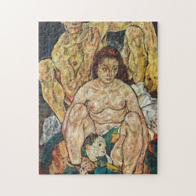 The Family Egon Schiele 1918 Jigsaw Puzzle (Vertical)