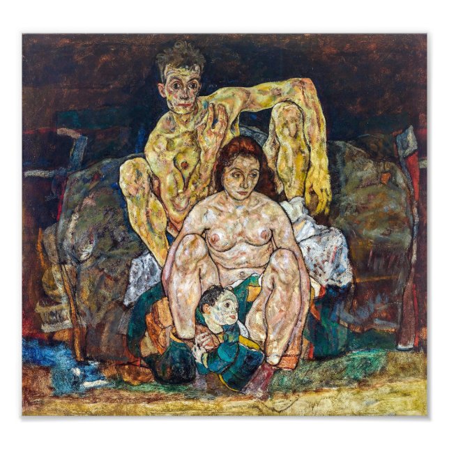 The Family | Egon Schiele | Photo Print (Front)