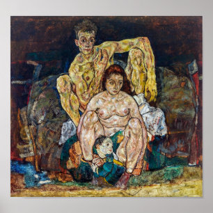 The Family   Egon Schiele   Poster