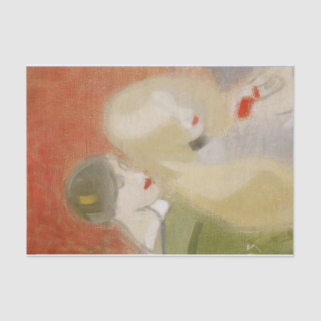 The Family Heirloom, Helene Schjerfbeck  Tissue Paper (Front)