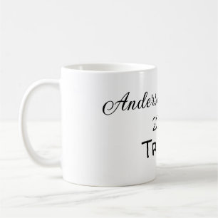 The family name travel vacation adventure add year coffee mug