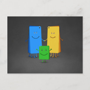 The Family of Colours (2) Postcard