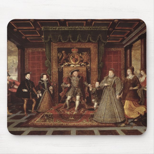 The Family of Henry VIII: Mouse Mat (Front)