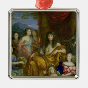 The Family of Louis XIV  1670 Metal Tree Decoration
