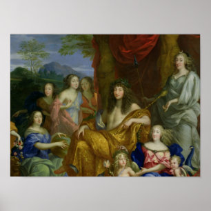The Family of Louis XIV 1670 Poster