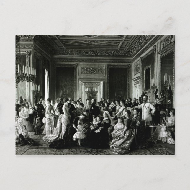 The Family of Queen Victoria, 1887 Postcard (Front)