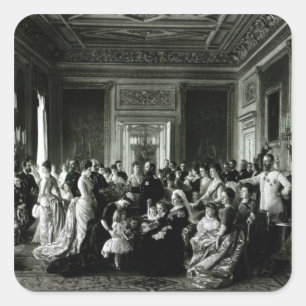 The Family of Queen Victoria, 1887 Square Sticker
