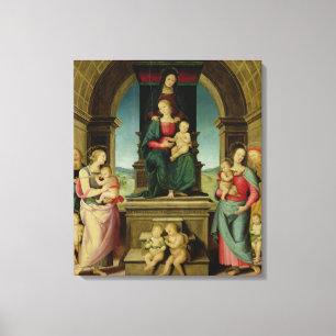 The Family of St. Anne, c.1507 Canvas Print