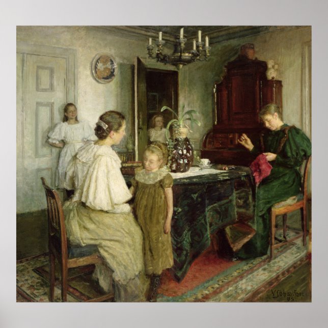 The Family of the Artist, 1895 Poster (Front)