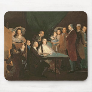 The Family of the Infante Don Luis de Borbon Mouse Mat