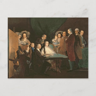 The Family of the Infante Don Luis de Borbon Postcard