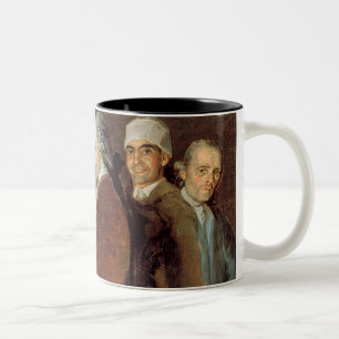 The Family of the Infante Don Luis de Borbon Two-Tone Coffee Mug
