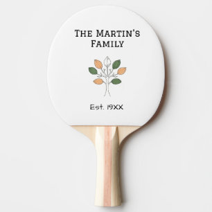 the family reunion est. year name tree community ping pong paddle
