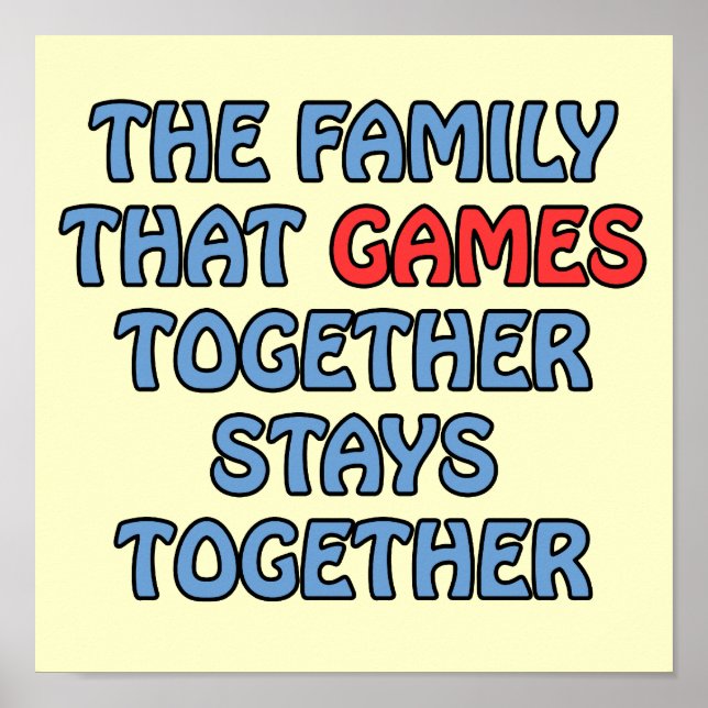 The Family That Games Together Poster (Front)