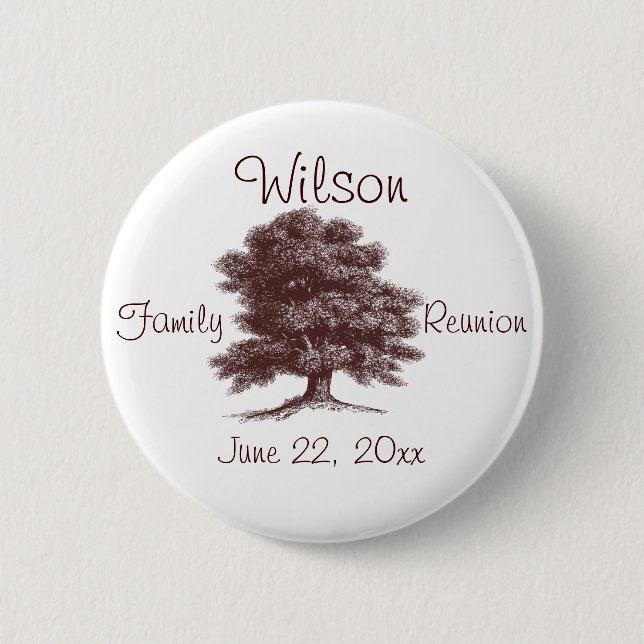 The Family Tree 6 Cm Round Badge (Front)