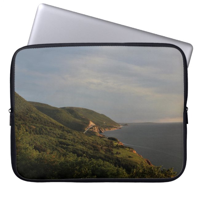 The Famous Cabot Trail Laptop Sleeve (Front)