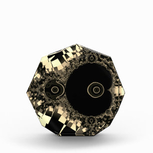 The Famous Full Mandelbrot Set Fractal Art Photo Block