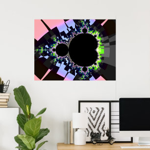 The Famous Full Mandelbrot Set Poster