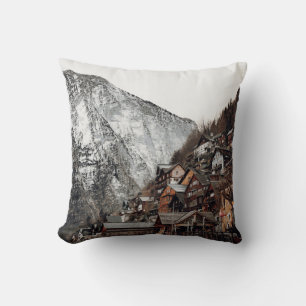 THE FAMOUS HALLSTATT IN AUSTRIA CUSHION