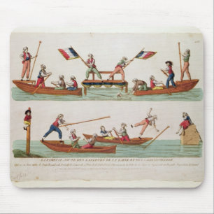 The Famous Joust between the Lancers Mouse Mat