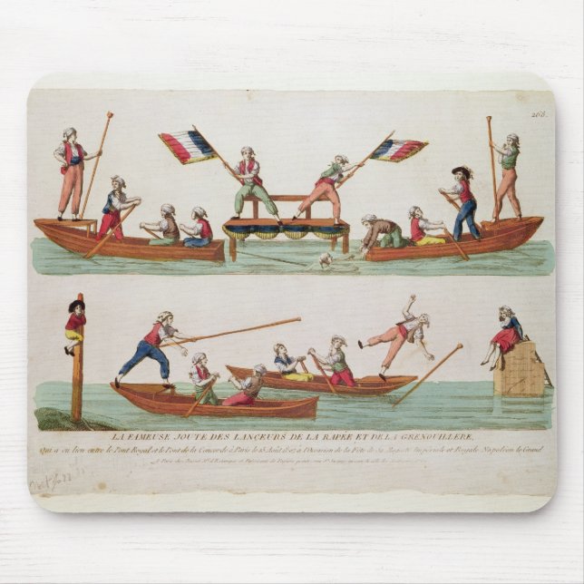 The Famous Joust between the Lancers Mouse Mat (Front)