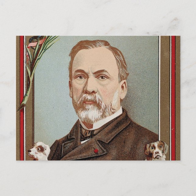 The Famous Louis Pasteur Portrait Historical Postcard (Front)